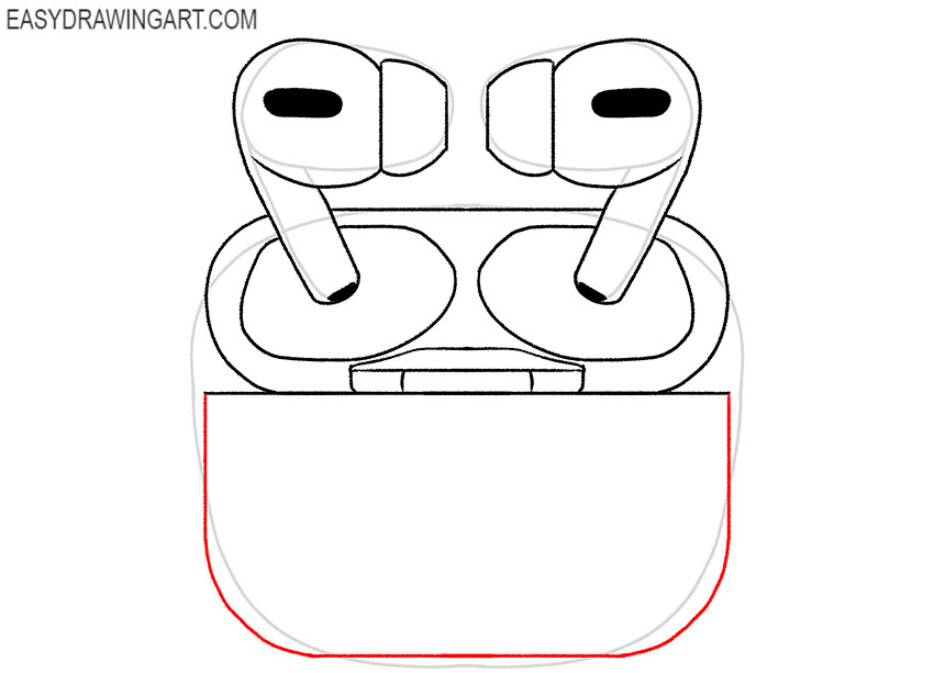 apple airpods drawing
