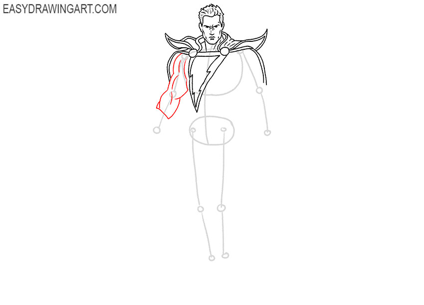 black adam drawing easy