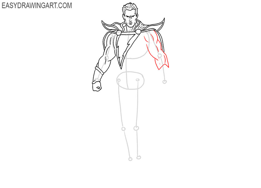 black adam drawing step by step