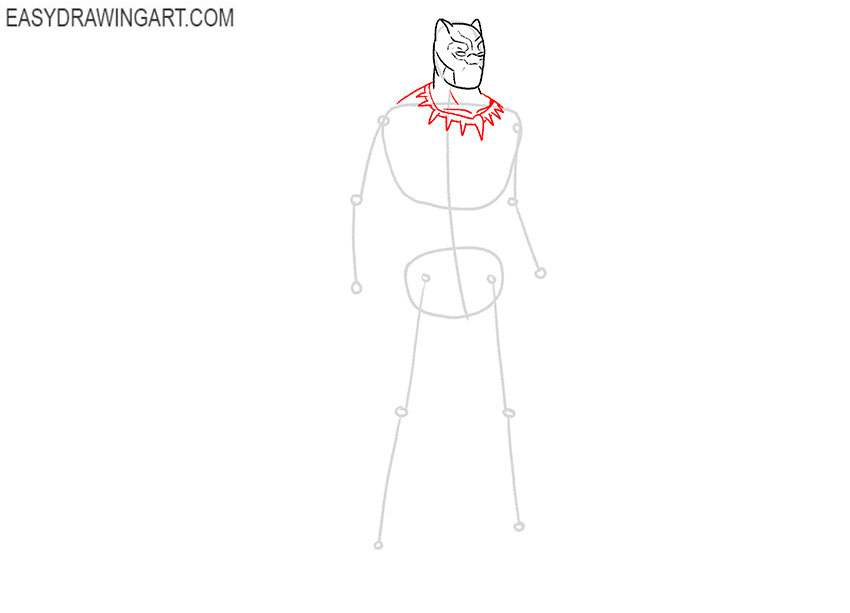 how to draw black panther art hub