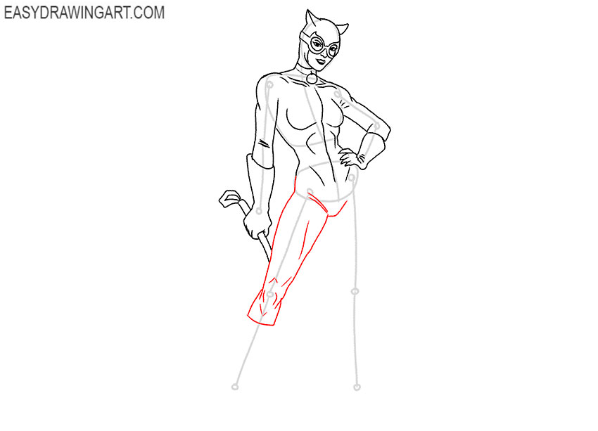 catwoman art drawing