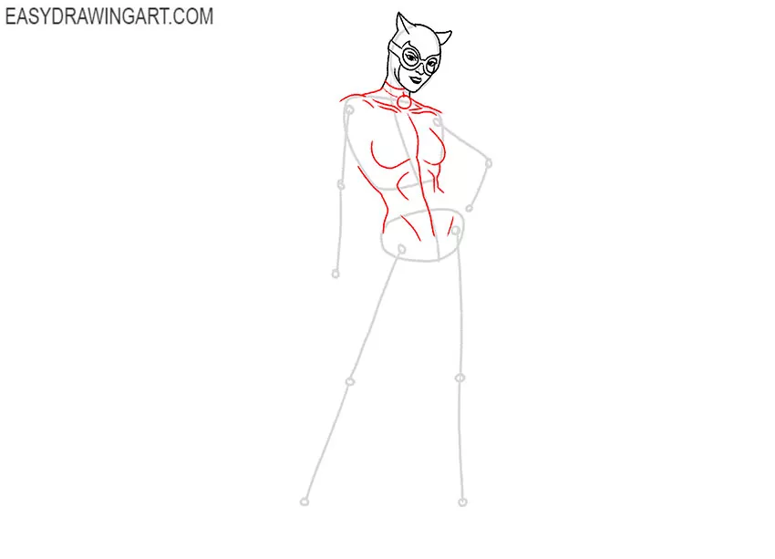 catwoman drawing