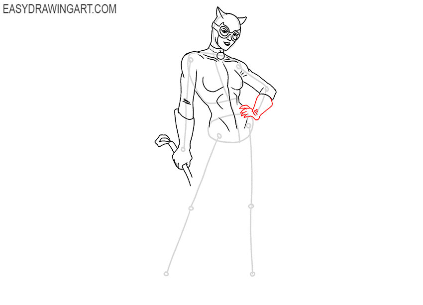 catwoman drawing full body