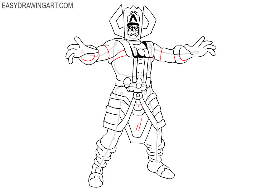 simple galactus drawing