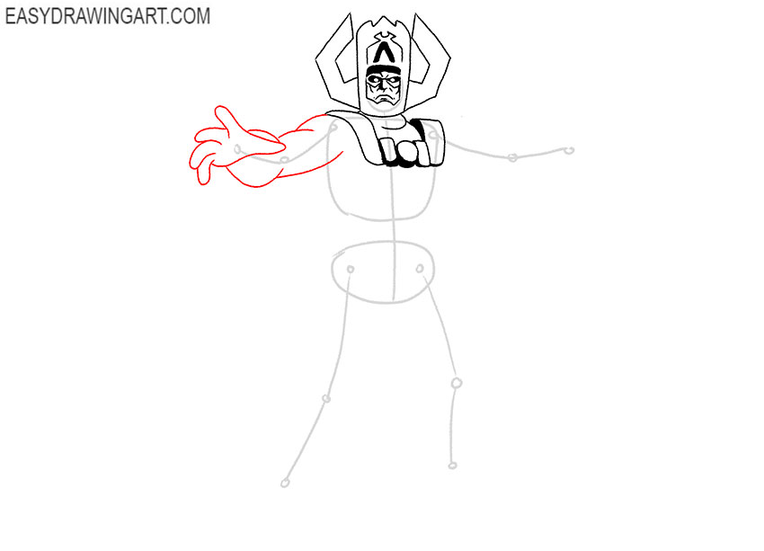 galactus detailed drawing