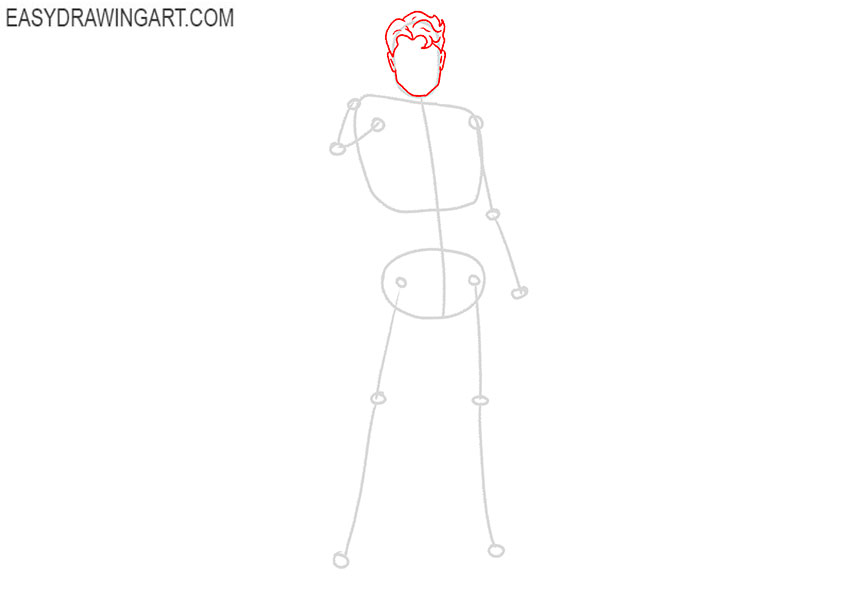 how to draw green lantern step by step