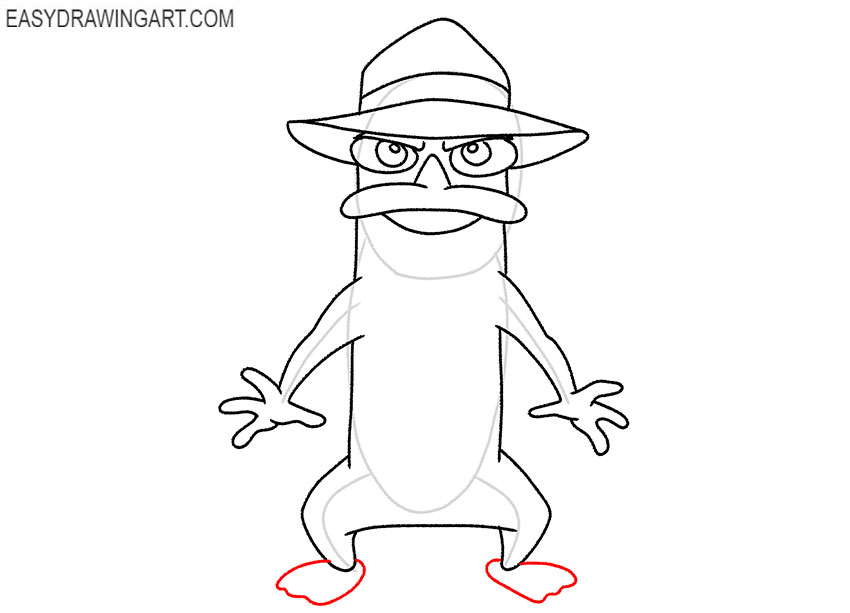 perry the platypus drawing tutorial
