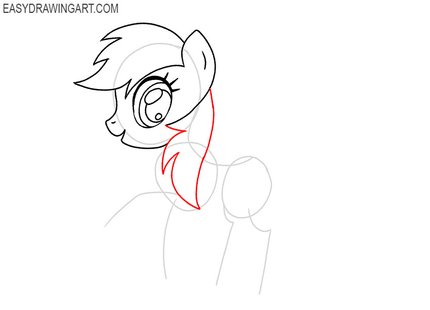 how to draw rainbow dash art hub