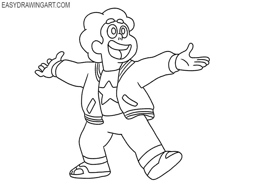 steven universe drawing step by step