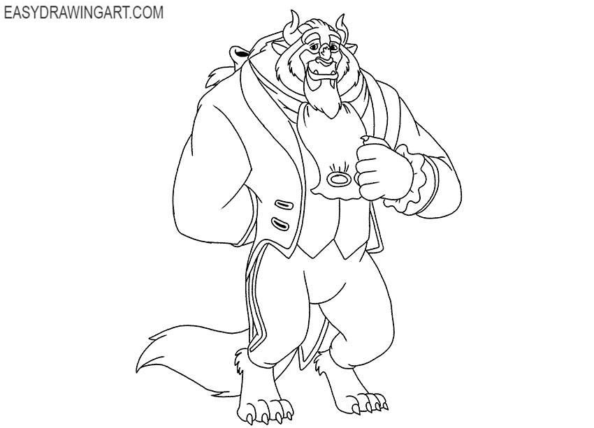 How to Draw the Beast for beginners