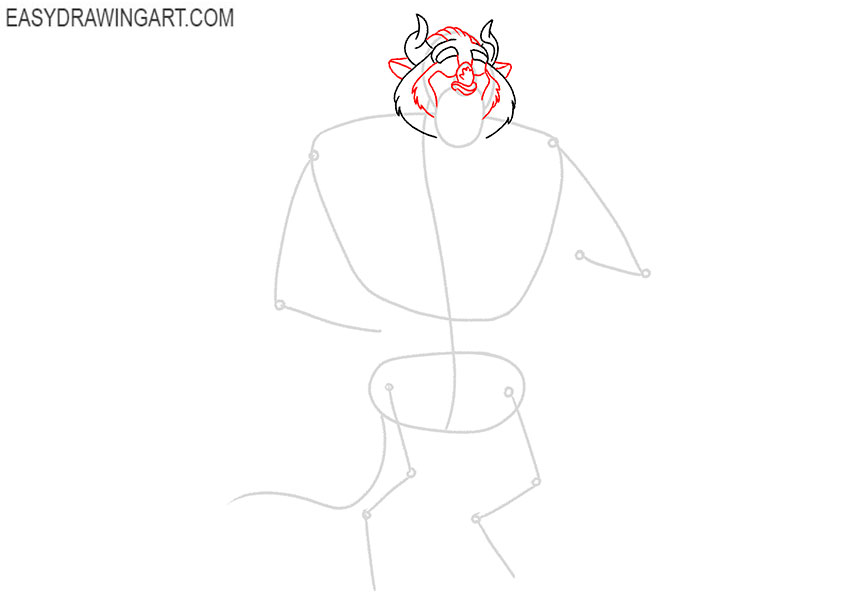 beauty and the beast drawing realistic
