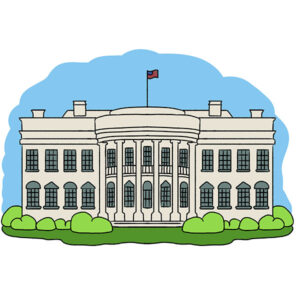 how to draw the white house