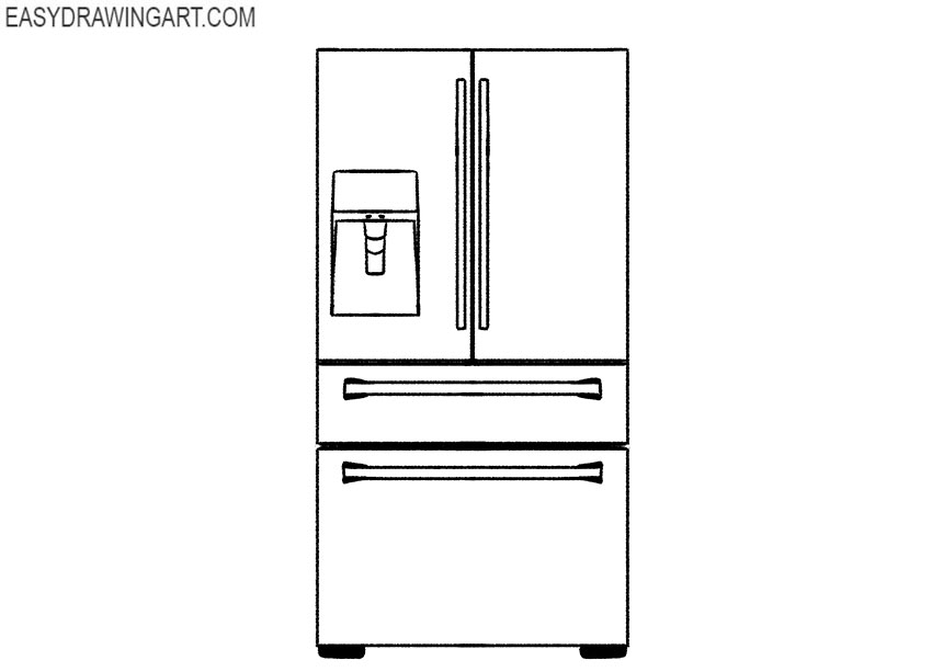 refrigerator drawing lesson