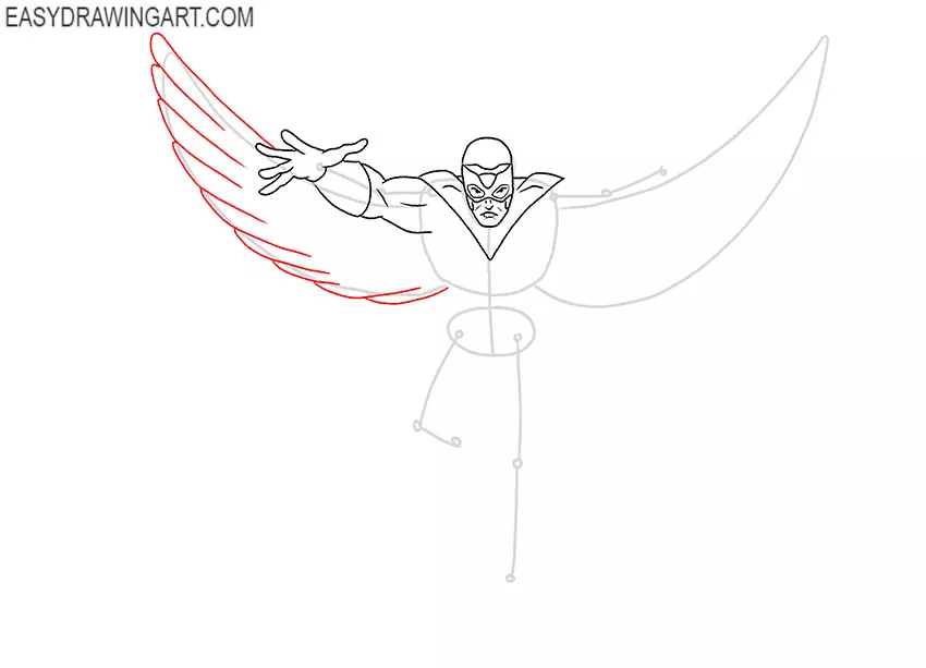 falcon drawing