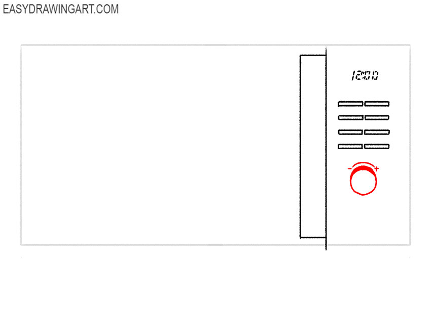 microwave drawing simple