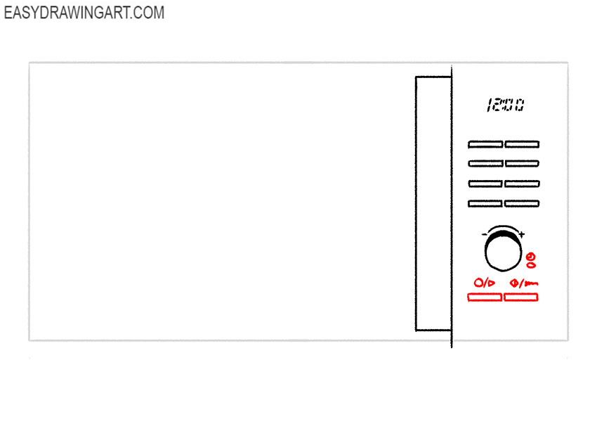 simple microwave drawing