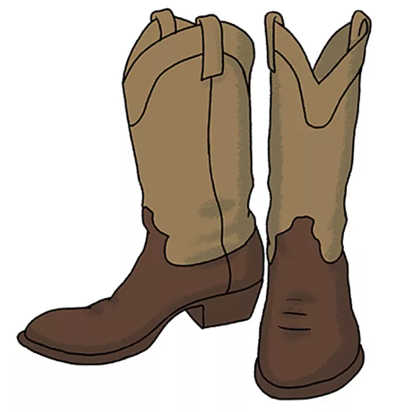 How to Draw Cowboy Boots