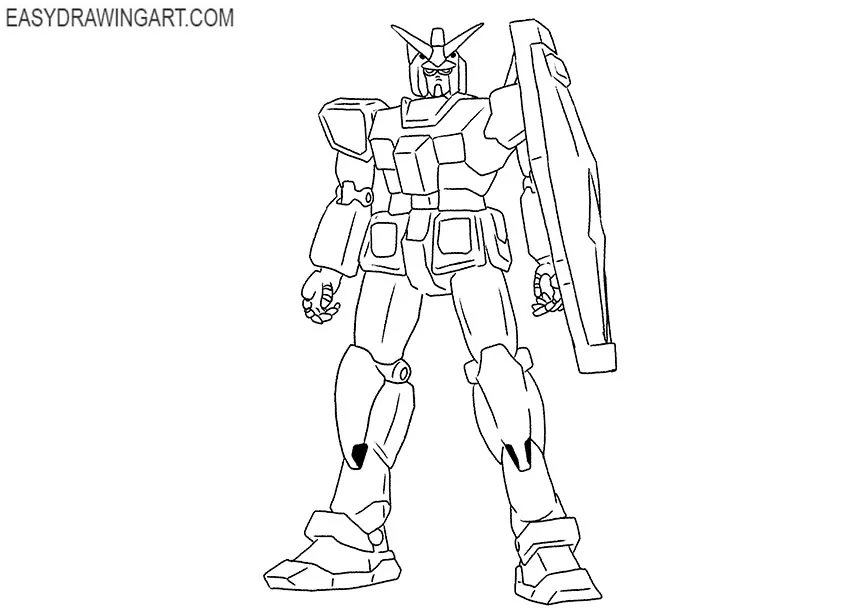 gundam drawing lesson