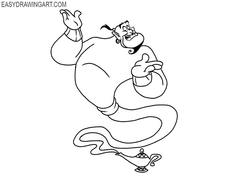genie drawing art