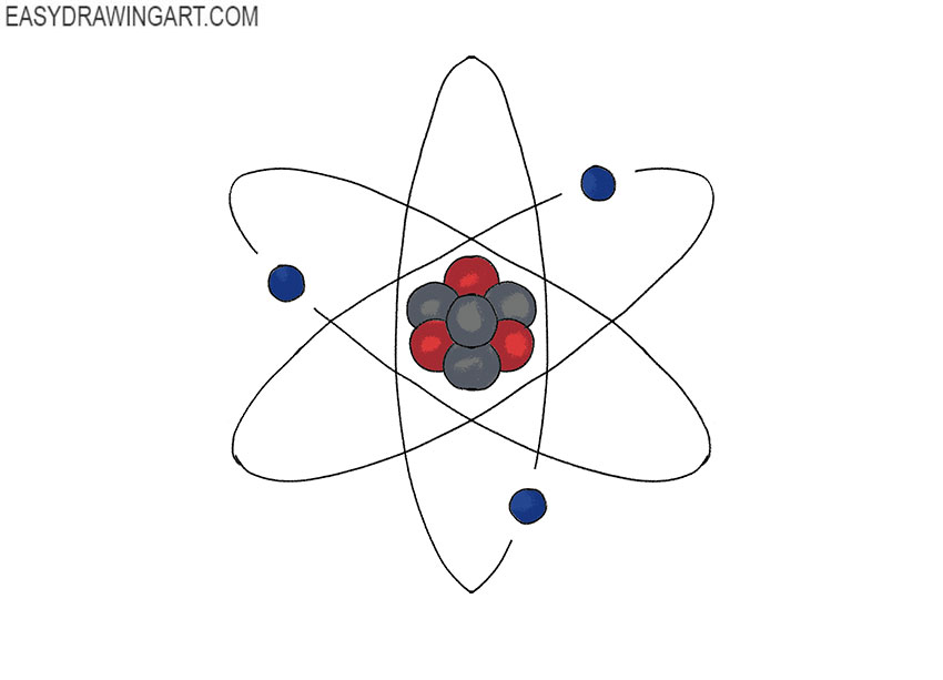  easy atom drawing lesson