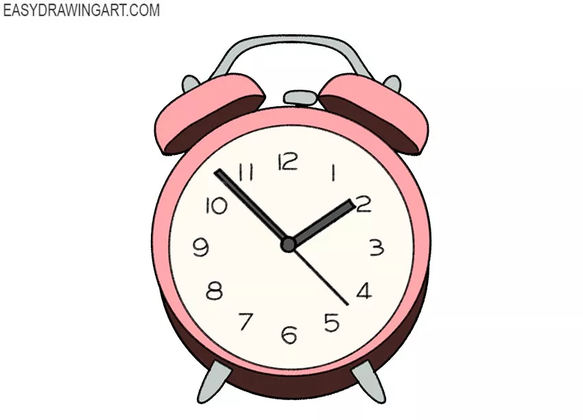 How to Draw an Alarm Clock - Easy Drawing Art