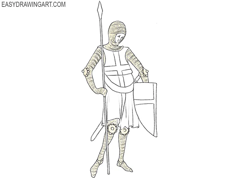 Paint the medieval chain mail
