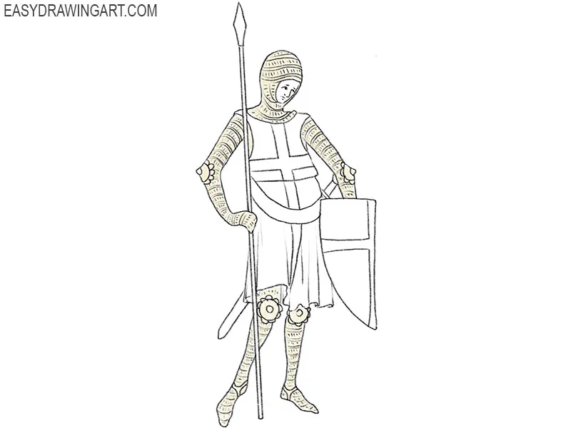 medieval art painting armor