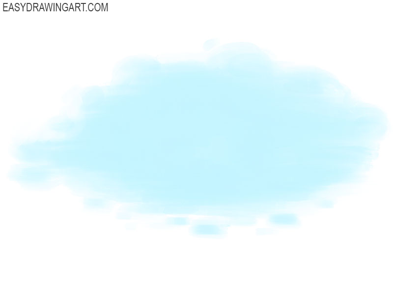 shape the outlines of the cloud