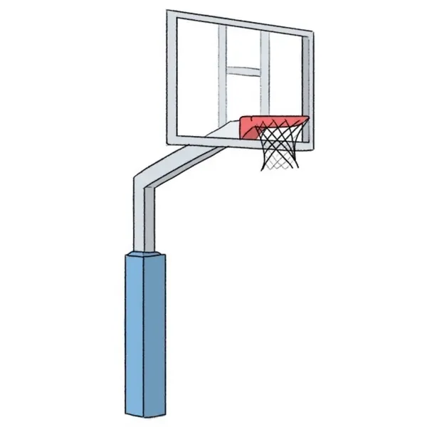 How to draw a basketball hoop cover image