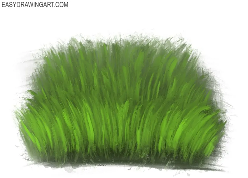 How to paint grass feature image