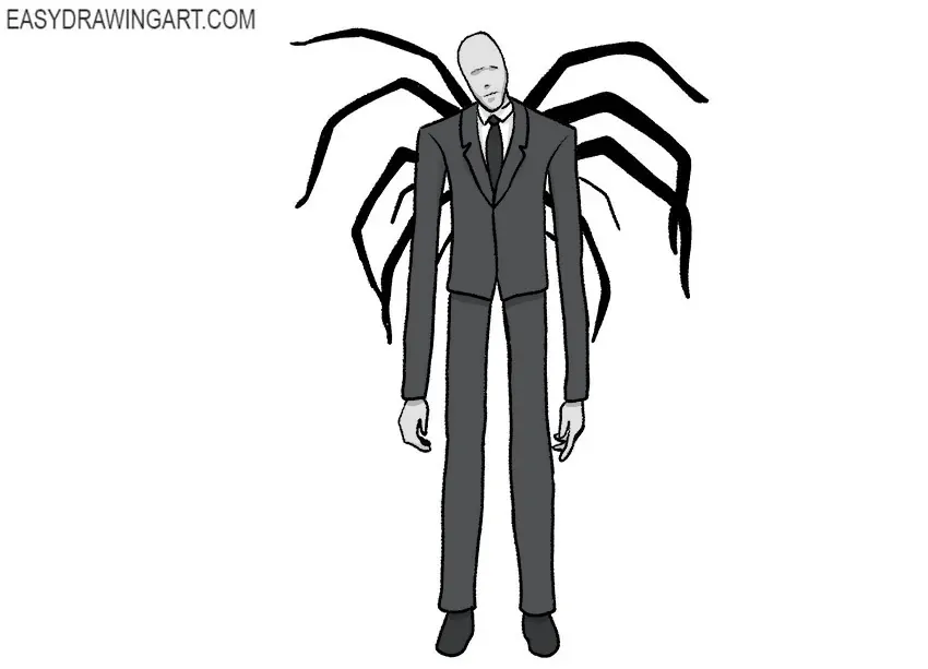How to draw slenderman feature image