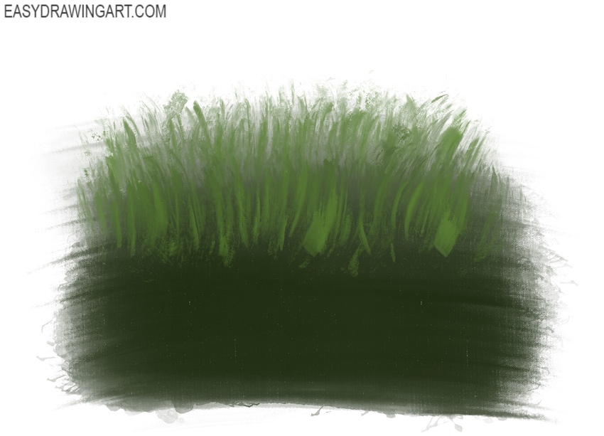 Add Initial Strokes of Blades in Shadow