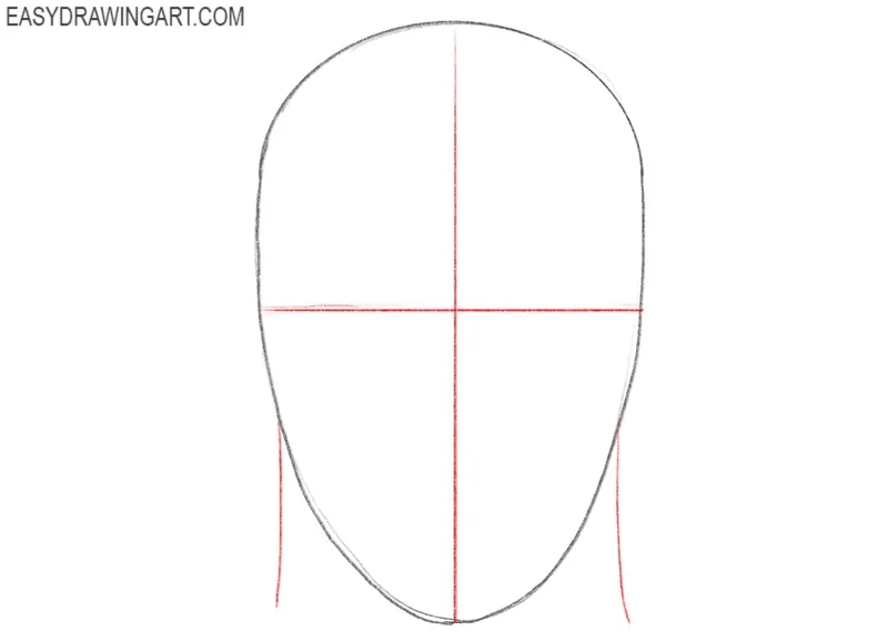 Sketch the Facial Guidelines