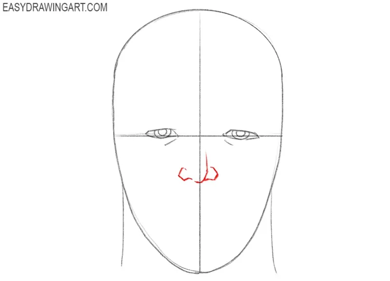 Draw the Nose of Steven Rogers