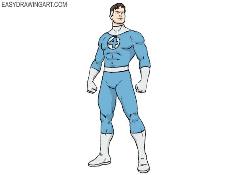 How to draw mister fantastic feature image